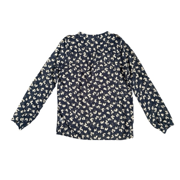 Stitch Fix Alice Blue Sheer Floral long sleeve Shirt - Picture 2 of 3